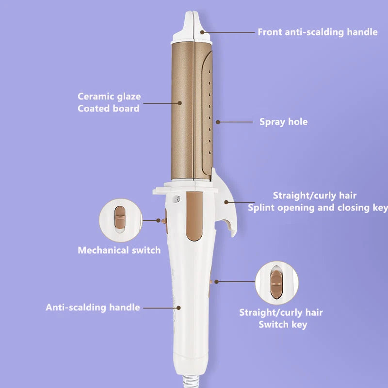Hair Curlers Waves Electric Professional Ceramic Hair Curler Lcd Curling Iron Roller Curls Wand Waver Fashion Styling Tools