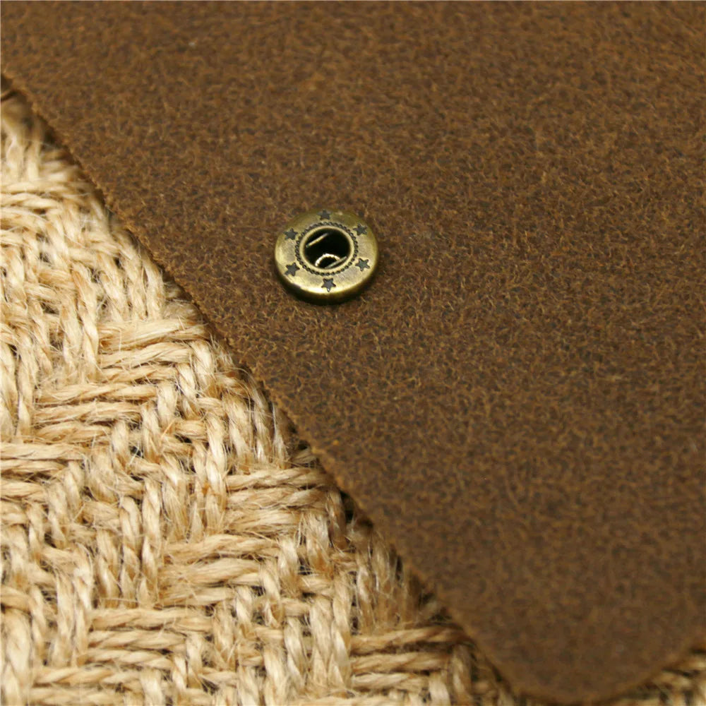 100% Genuine Leather Card Holder Wallet Minimalist 100% Cowhide Leather Wallet Men for Cards