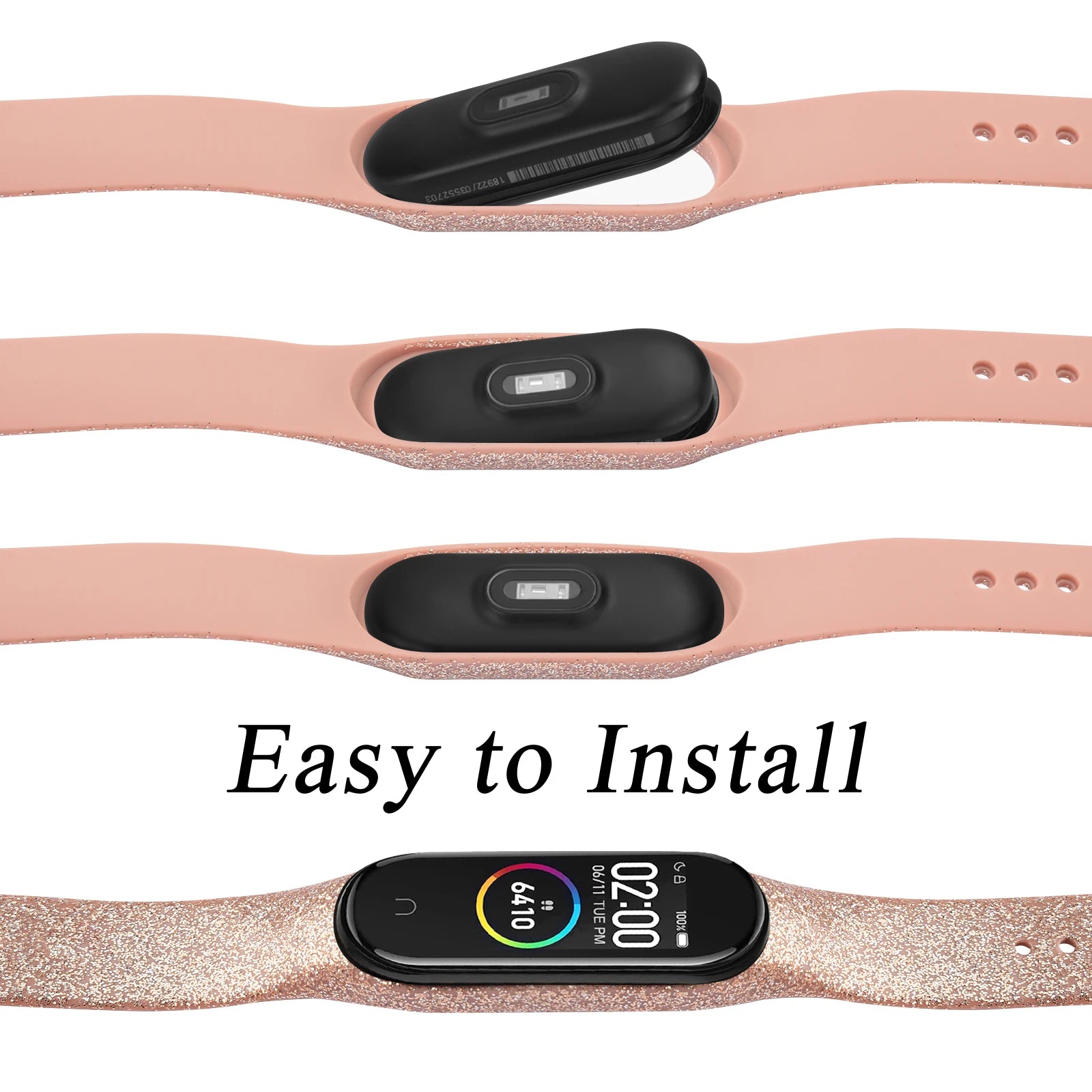 Silicone Watch Band for Xiaomi 6 Miband 5 TPU Watch Strap M5 Bracelet Xiaomi 4 3 Sport Wristband Mi Band 6 Smartwatch Accessory