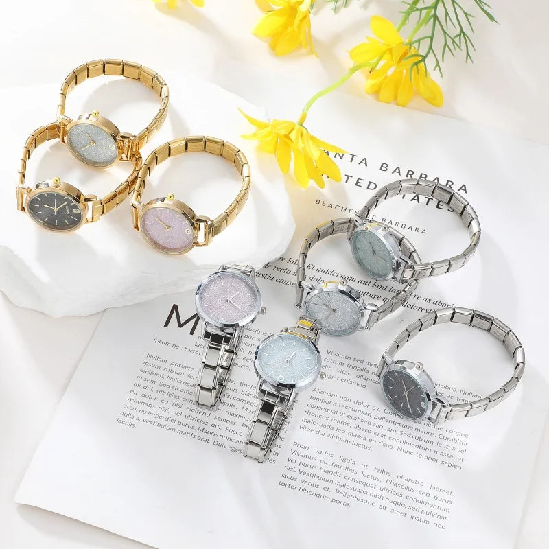 Design Minimalist Women Men Squarel Watch Stainless Steel 9mm Strap Fashion Party Birthday Daily Perfect Gift