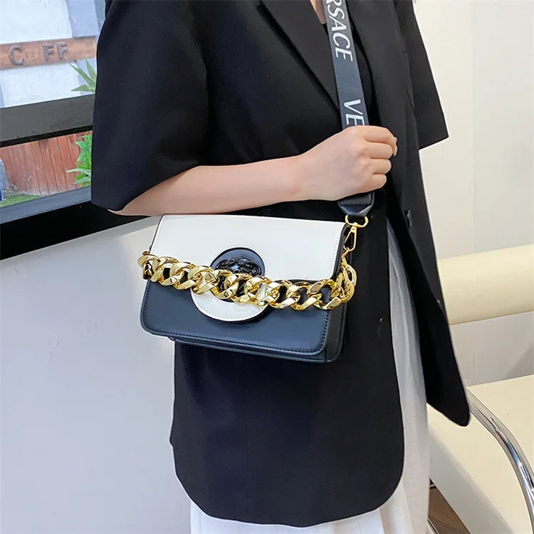Luxury Texture Retro Crossbody Bag Women's Mini Square Designer Purse Korean-inspired Shoulder Tote Premium Quality PU Leather