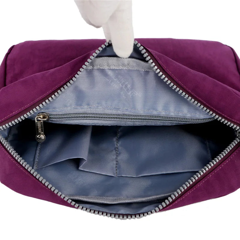 Fashion Crossbody Bags for Women Designer New Waterproof Shoulder Bag Nylon Cloth Female HandBag Casual Travel Messenger Bag