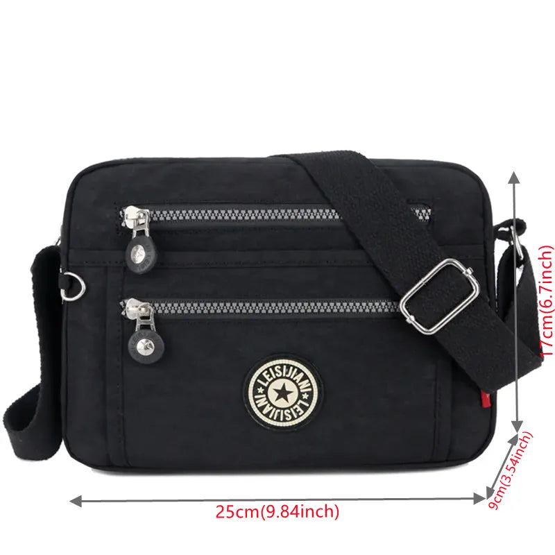 Fashion Crossbody Bags for Women Designer New Waterproof Shoulder Bag Nylon Cloth Female HandBag Casual Travel Messenger Bag