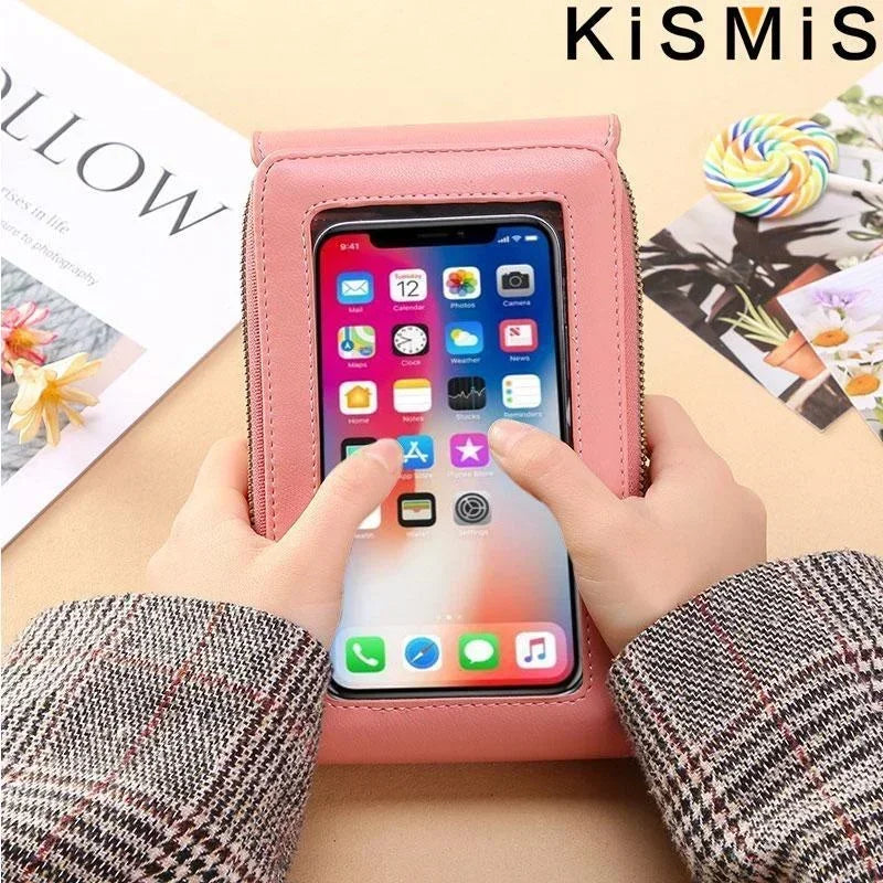 Womens Soft Leather Crossbody Bag Small Wallet Phone Purse Shoulder Bag Fashion Female Handbag