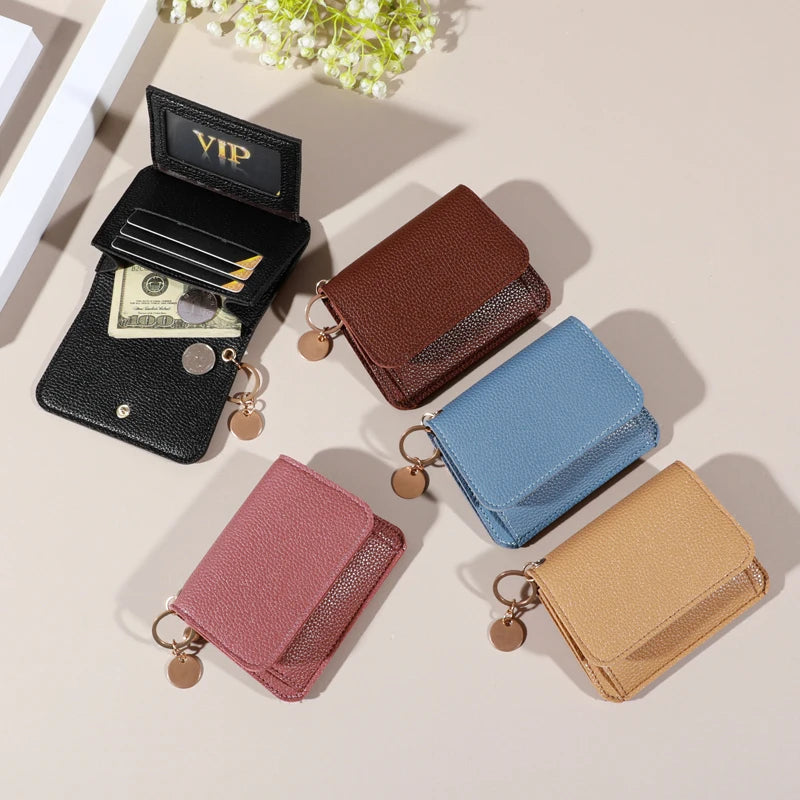 Minimalist Wallet - Water-Resistant, Lightweight, Multi-Card Credit Card Holder with Snap Closure, Perfect for Daily Commute