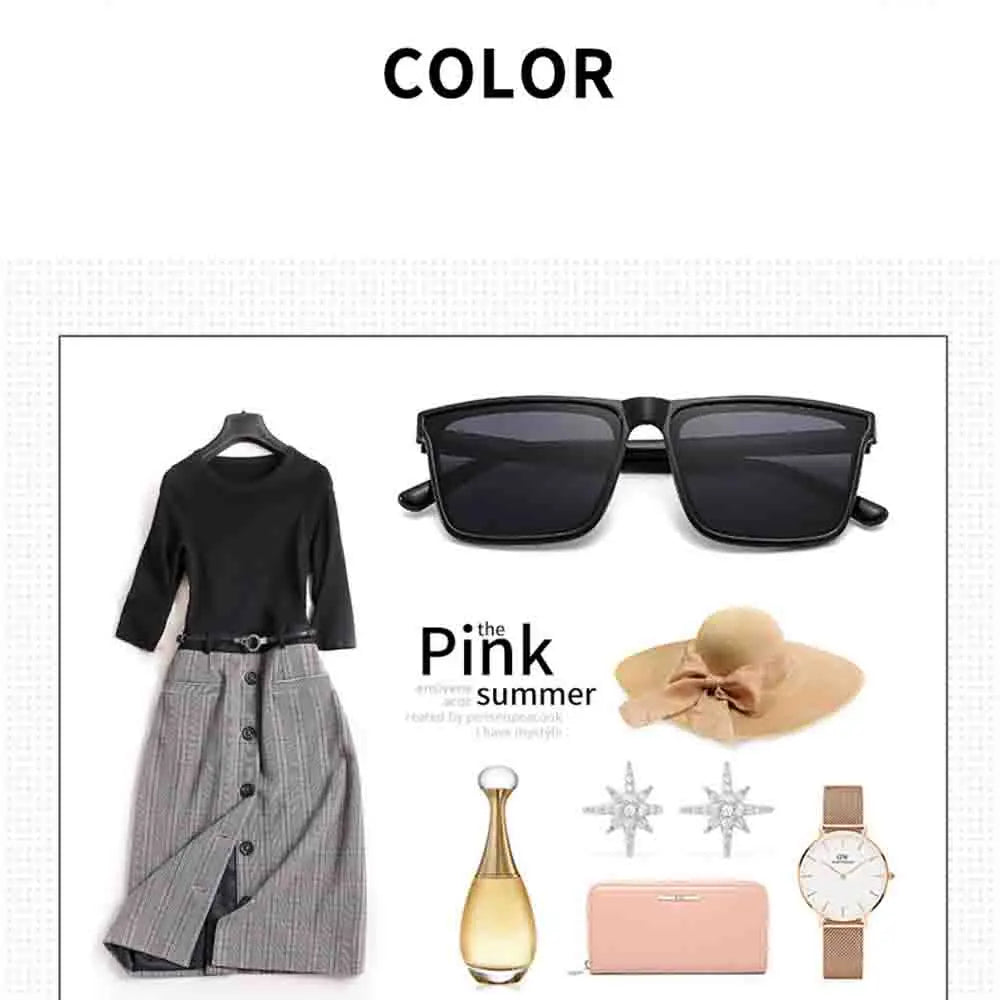 Luxury Square Vintage Sunglasses For Men Women Fashion Designer Outdoor Travel Driving Sun Glasses Eyewear UV400 Oculos De Sol