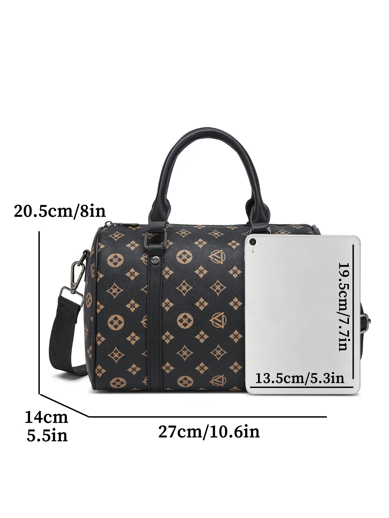 Men's Crossbody Bag Black Sling Bag for Men, Large Capacity Shoulder Bag, Stylish Multifunctional Handbag for Men Design