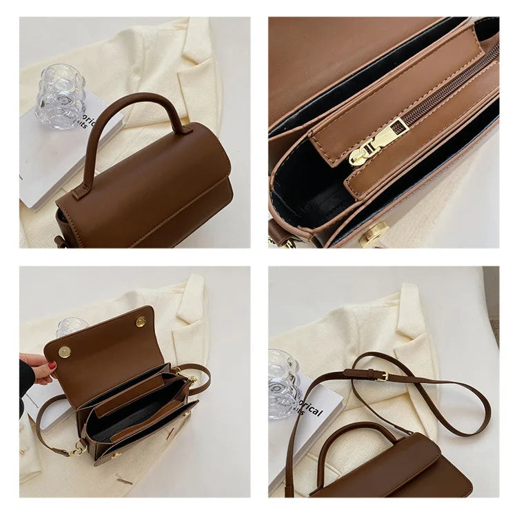 Luxury Brand Crossbody Bags for Women Fashion Design Underarm 2026 Woman Shoulder Bag Female Handbag and Purses Solid Color