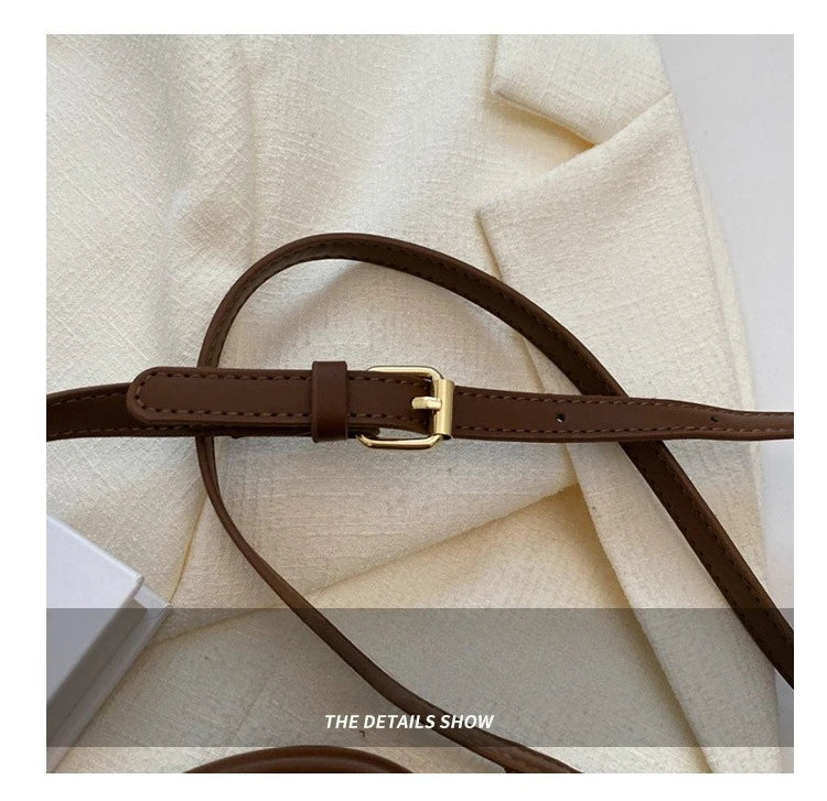 Luxury Brand Crossbody Bags for Women Fashion Design Underarm 2026 Woman Shoulder Bag Female Handbag and Purses Solid Color