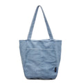 Casual Denim Shoulder Bag for Women Minimalist Daily Commute Crossbody Bag with Interior Zipper Pocket  Simple & Cool Design