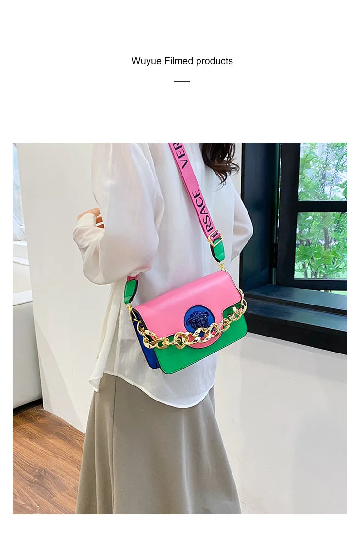 Luxury Texture Retro Crossbody Bag Women's Mini Square Designer Purse Korean-inspired Shoulder Tote Premium Quality PU Leather