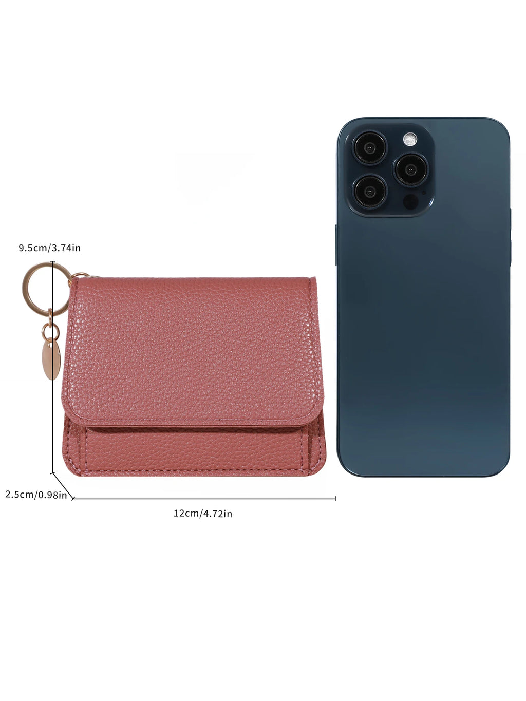 Minimalist Wallet - Water-Resistant, Lightweight, Multi-Card Credit Card Holder with Snap Closure, Perfect for Daily Commute
