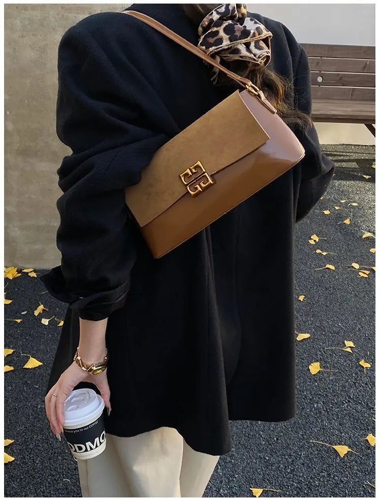 2026 New Luxury Women's Armpit Bag Premium Leather Crossbody Shoulder Bag Elegant & Versatile Designer Handbag for Daily & Party