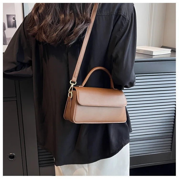 Luxury Brand Crossbody Bags for Women Fashion Design Underarm 2026 Woman Shoulder Bag Female Handbag and Purses Solid Color