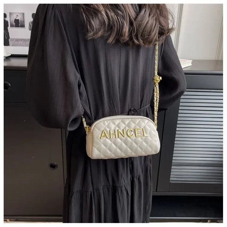Luxury Vintage Leather Shoulder Bag Women Handbag Designer Tote Crossbody Purse Satchel Classic Diaper Bag