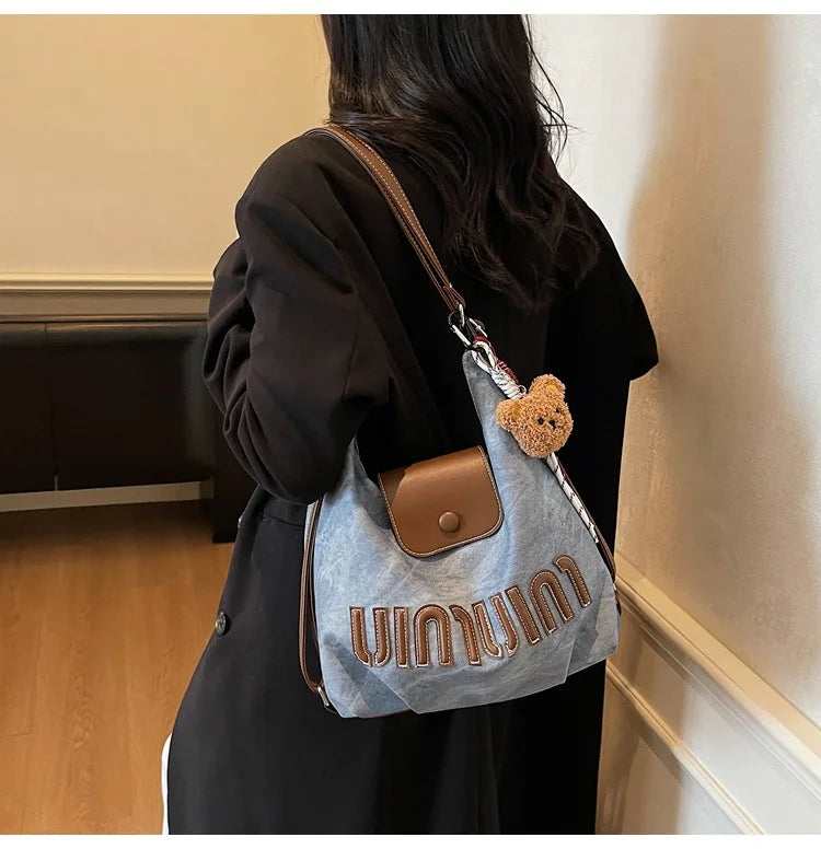 2026 Brown Suede Convertible Tote Backpack, Large Capacity 3-in-1 Work Bag, Adjustable Crossbody Shoulder Bag for Women Commute