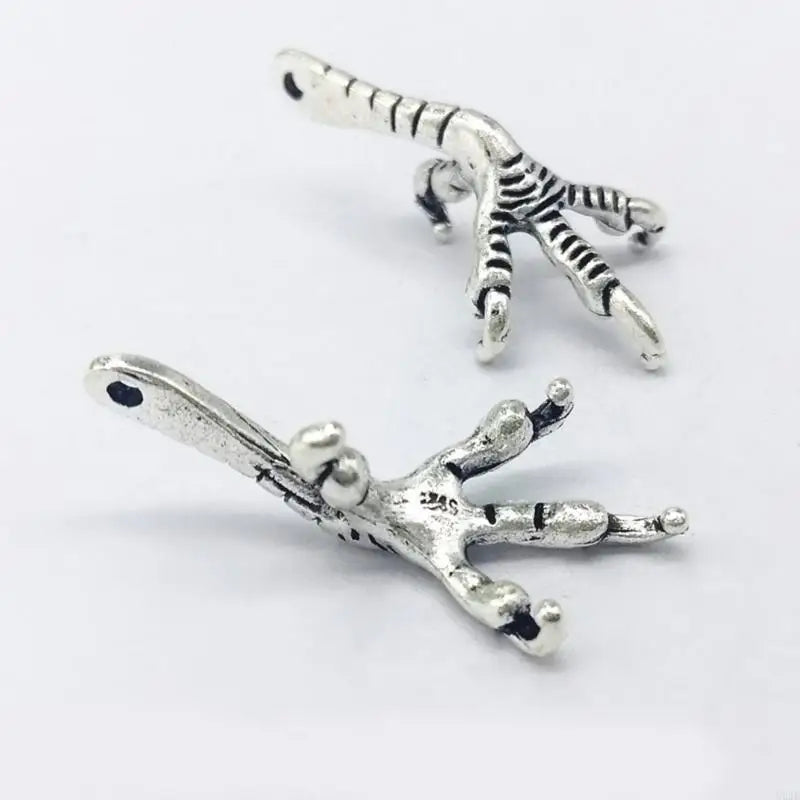 10PCS Antique Bird Claw Pendant Bird Claw Necklace Pendant Alloy Texture