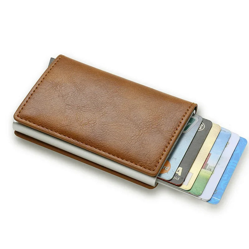 Minimalist Business Card Holder RFID Wallet Men Women Slim Mini Wallets money Bag visit bank credit cardholder visitenkartenetui