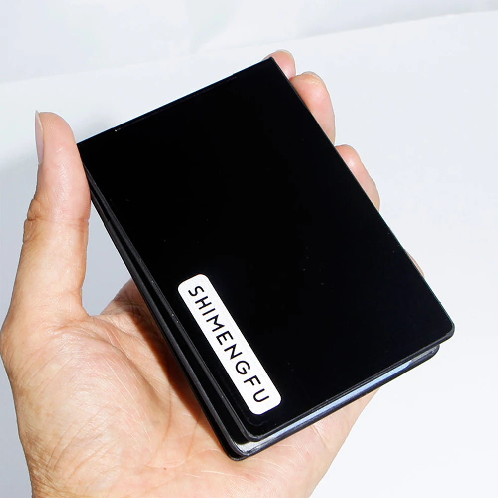 Aluminum Alloy Ultra-thin Card Holder Mini Wallet Driver License ID Cover Bag Driving Cardholder Women Slot Bank Card Package