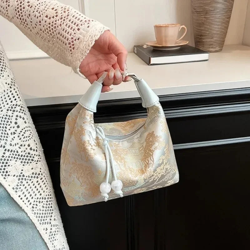 Design Chinese Style Small Crossbody Bags for Women 2025 Luxury Designer Fashion Handbags and Purses Sweet Shoulder Bag