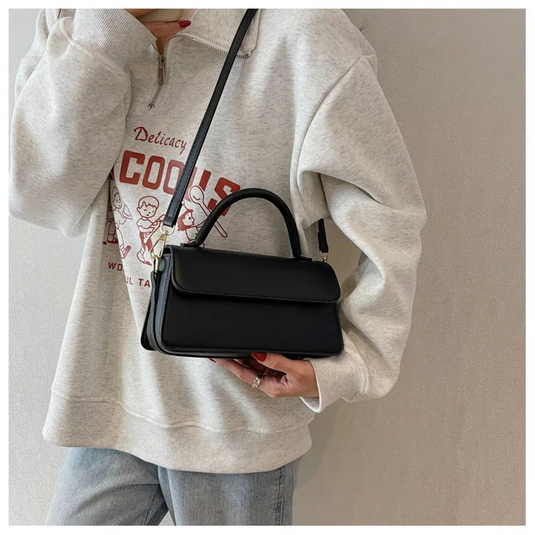 Luxury Brand Crossbody Bags for Women Fashion Design Underarm 2026 Woman Shoulder Bag Female Handbag and Purses Solid Color