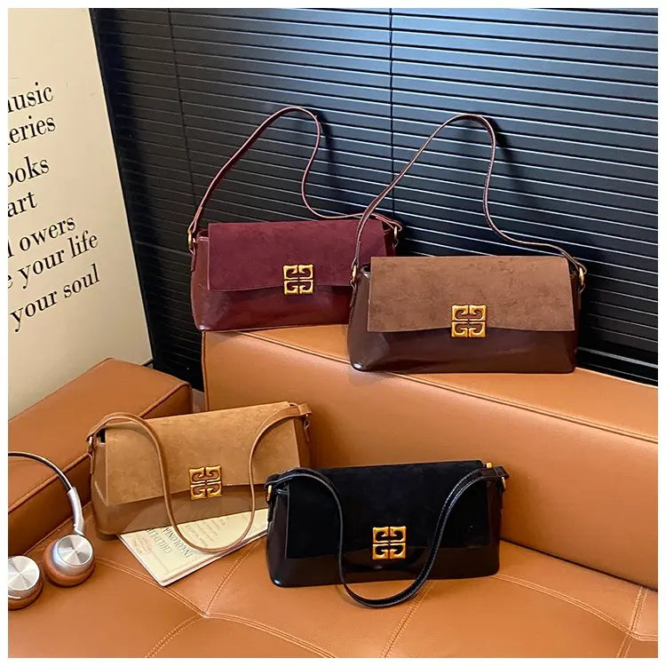 2026 New Luxury Women's Armpit Bag Premium Leather Crossbody Shoulder Bag Elegant & Versatile Designer Handbag for Daily & Party