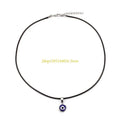 N5KE Blue for Evil Eye Pendant Necklace New Fashionable Women's Good Luck Chain Neckl