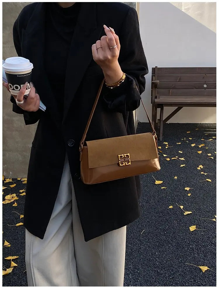2026 New Luxury Women's Armpit Bag Premium Leather Crossbody Shoulder Bag Elegant & Versatile Designer Handbag for Daily & Party