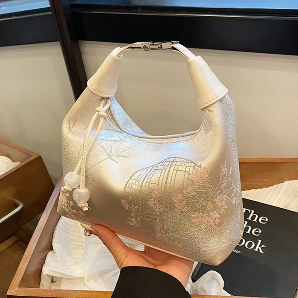 Design Chinese Style Small Crossbody Bags for Women 2025 Luxury Designer Fashion Handbags and Purses Sweet Shoulder Bag