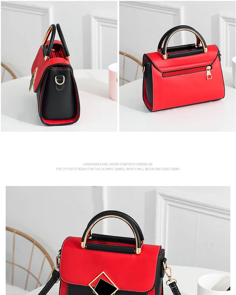 Famous Designer Brand Bags Women Leather Handbags  Luxury Ladies Hand Bags Purse Fashion Shoulder Bags