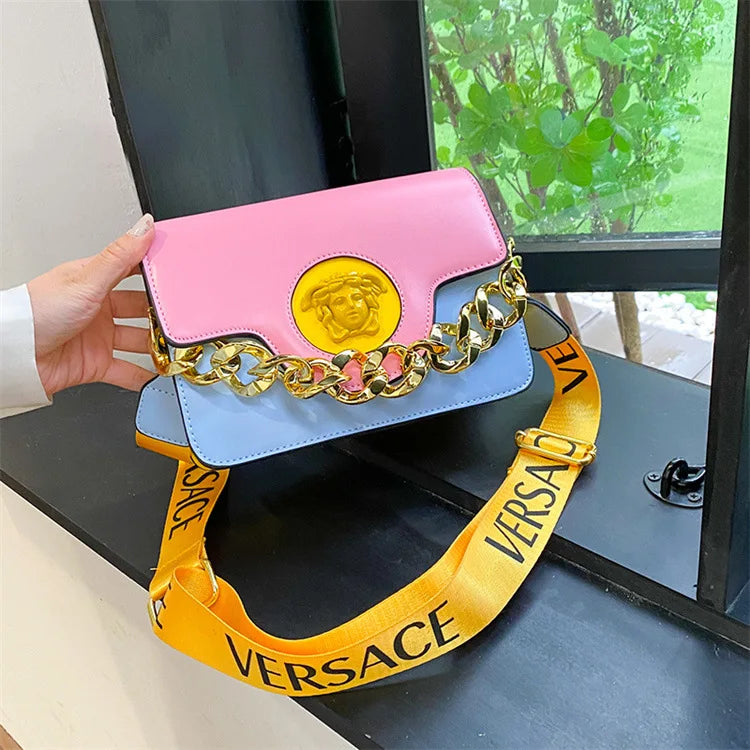 Luxury Texture Retro Crossbody Bag Women's Mini Square Designer Purse Korean-inspired Shoulder Tote Premium Quality PU Leather