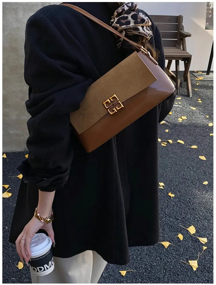 2026 New Luxury Women's Armpit Bag Premium Leather Crossbody Shoulder Bag Elegant & Versatile Designer Handbag for Daily & Party
