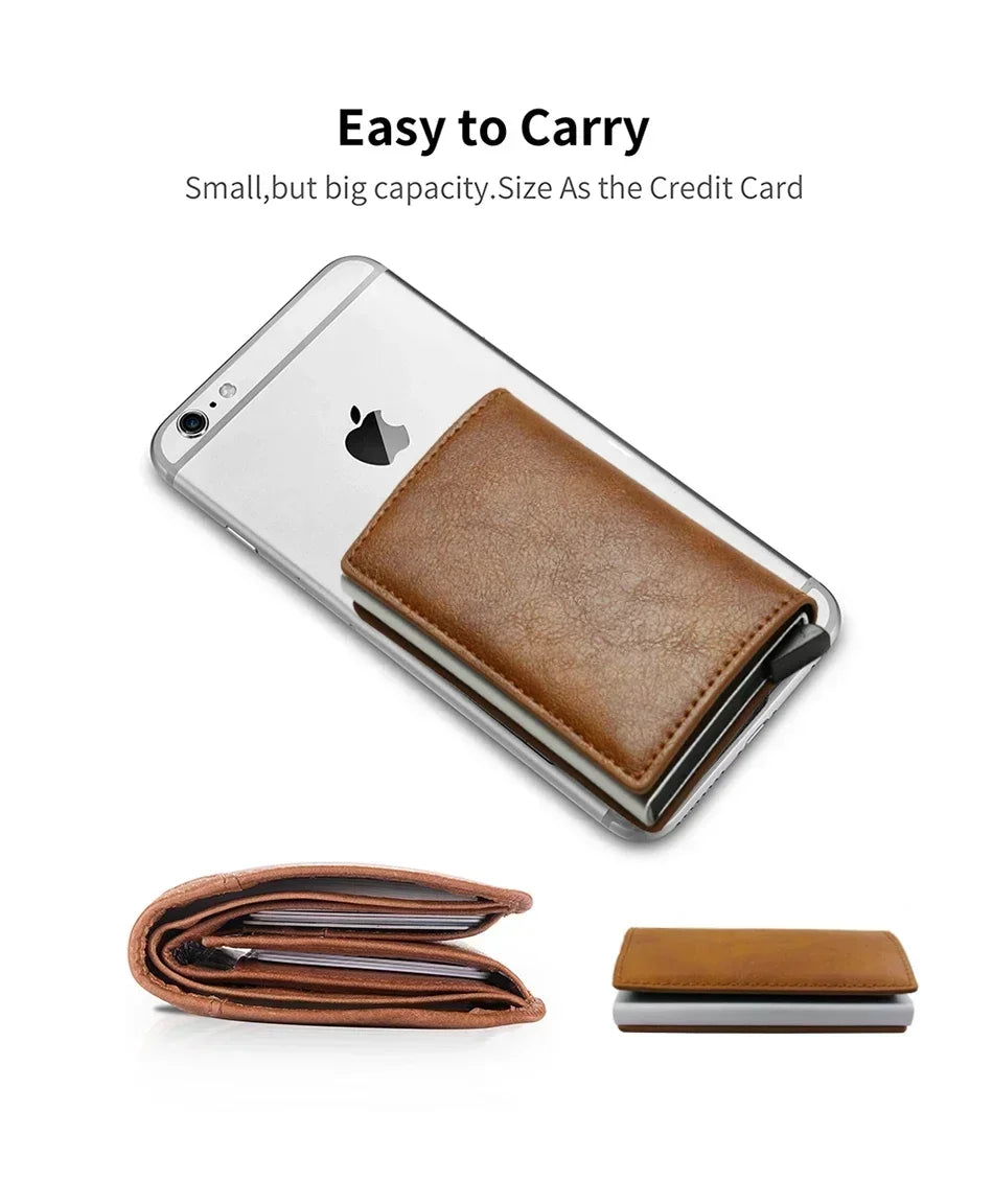 Minimalist Business Card Holder RFID Wallet Men Women Slim Mini Wallets money Bag visit bank credit cardholder visitenkartenetui