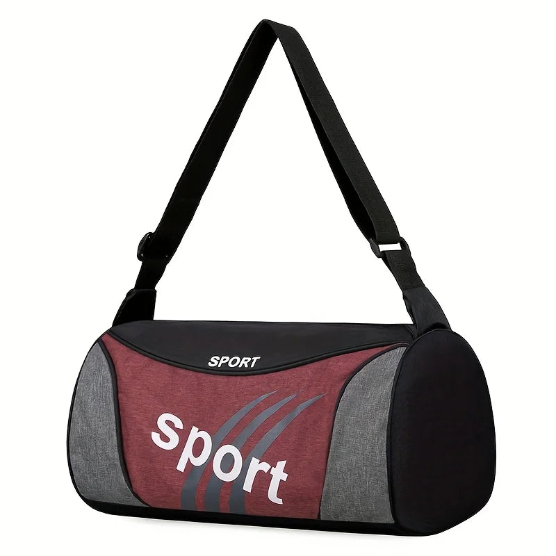 Fashionable Nylon Crossbody Bag for Men with Stylish Letter Design Outdoor Travel Shoulder Pack