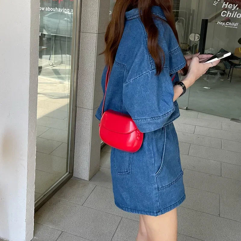 2025 Flap Crossbody Bags Women Mini PU Leather Shoulder Purses and Handbags for Girls Ladies Phone Simple Solid Designer Bag