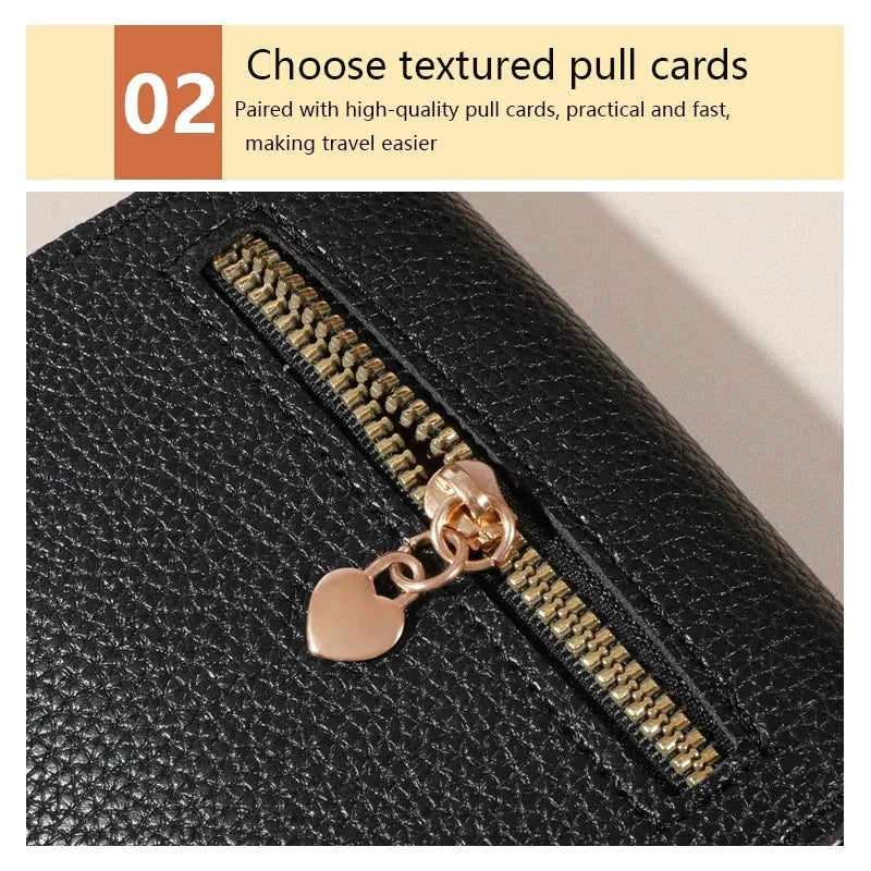 Minimalist Wallet - Waterproof, Lightweight, Multi-card Credit Card Holder with Snap Closure