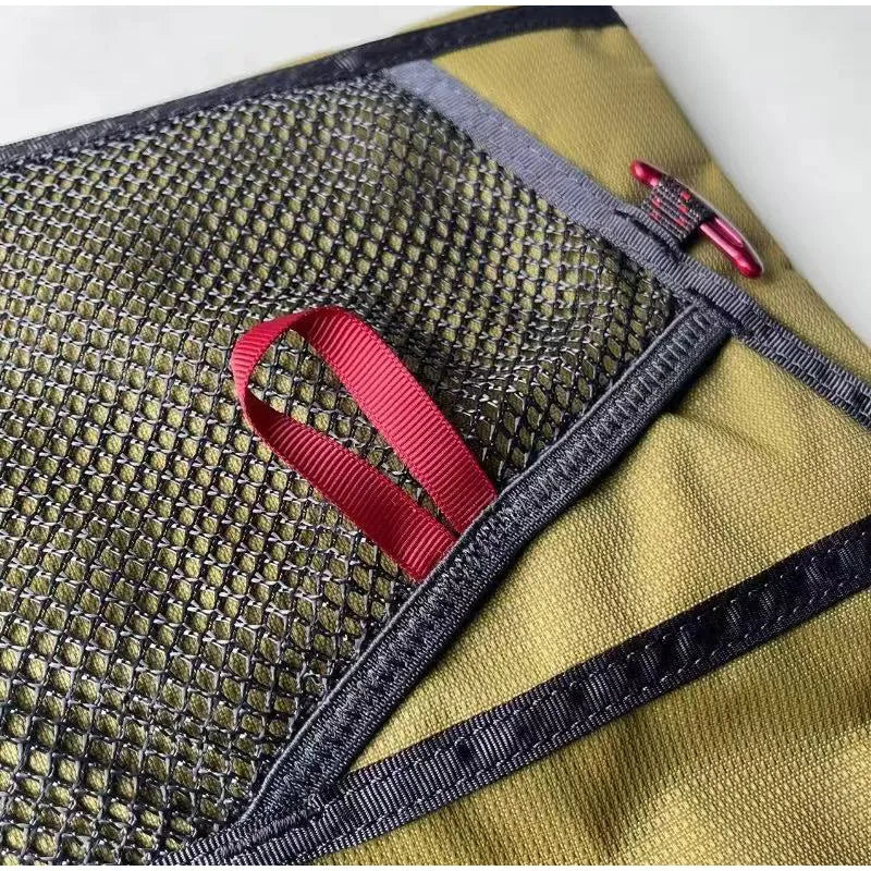 Ultra-Light Unisex Crossbody Shoulder Bag,Hollow Mesh Contrast Color Men Riding Travel Messenger Bag,Women Waterproof Sling Bag