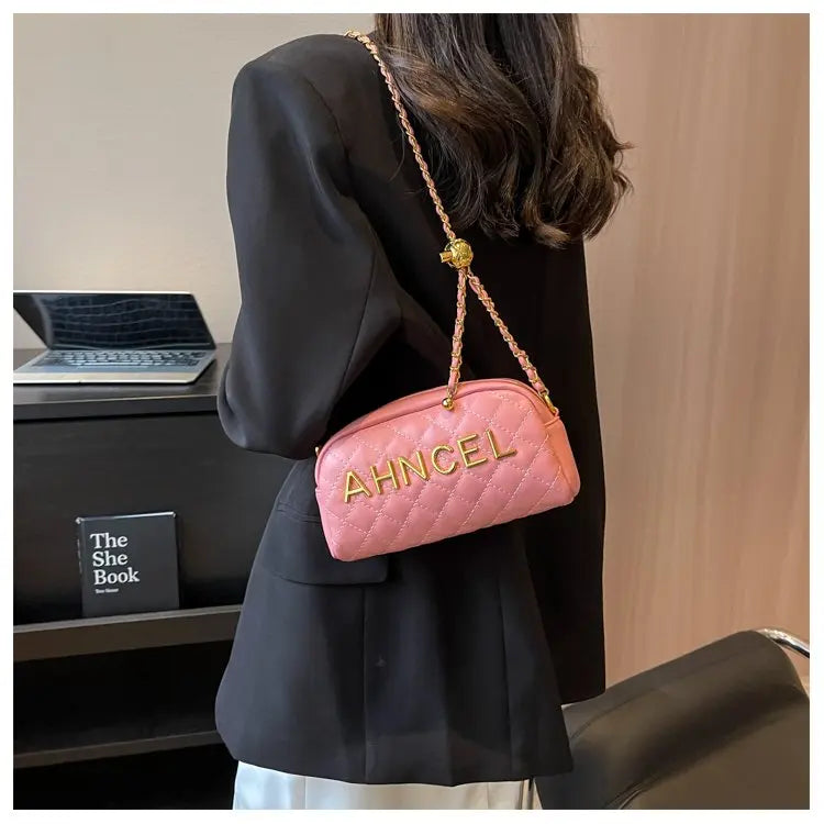 Luxury Vintage Leather Shoulder Bag Women Handbag Designer Tote Crossbody Purse Satchel Classic Diaper Bag