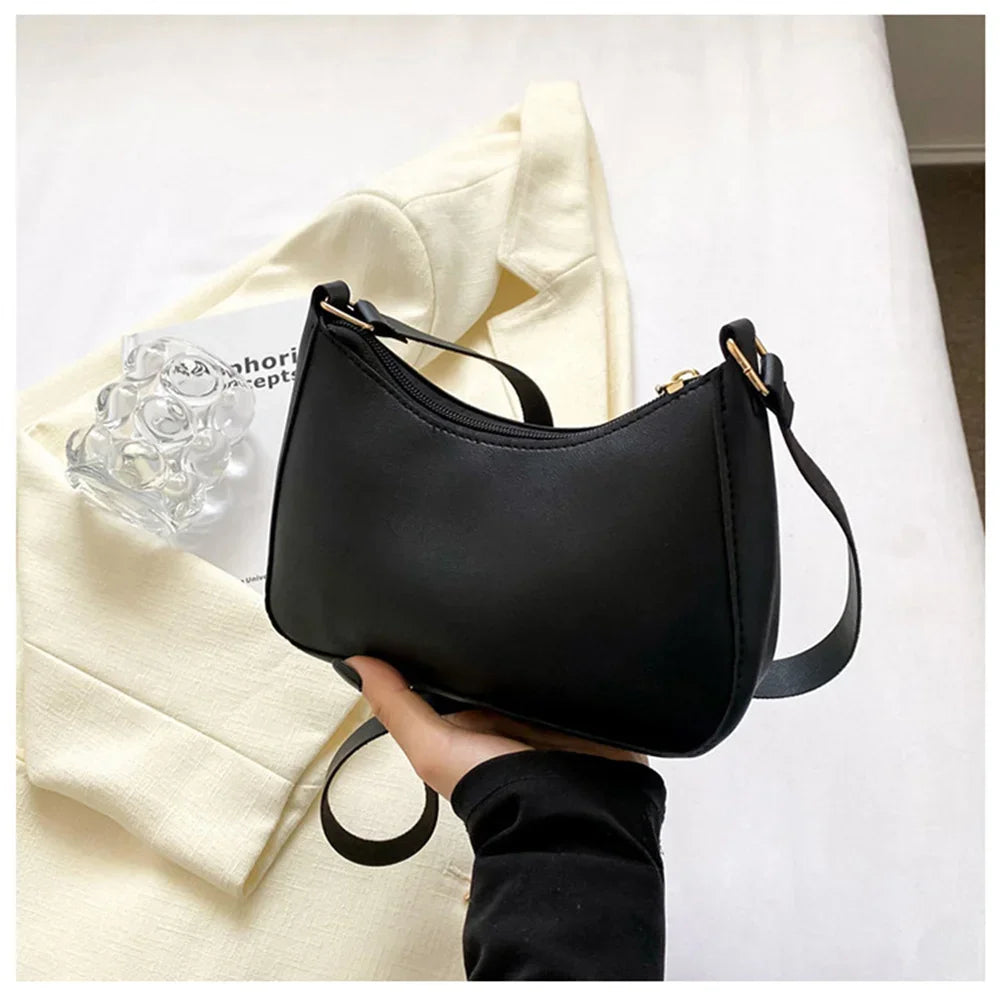 2022 Women's Bag Women's Fashion Handbags Freeshiping Low Price Retro Designer Luxury Bag Solid Color PU Leather Shoulder Bags