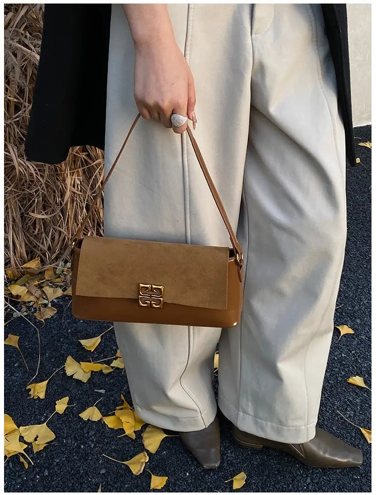 2026 New Luxury Women's Armpit Bag Premium Leather Crossbody Shoulder Bag Elegant & Versatile Designer Handbag for Daily & Party