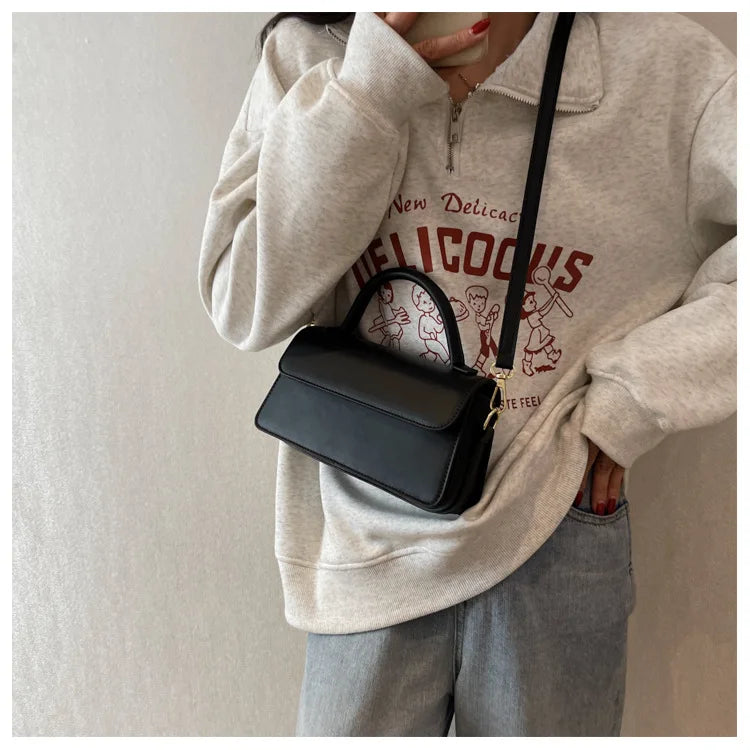 Luxury Brand Crossbody Bags for Women Fashion Design Underarm 2026 Woman Shoulder Bag Female Handbag and Purses Solid Color