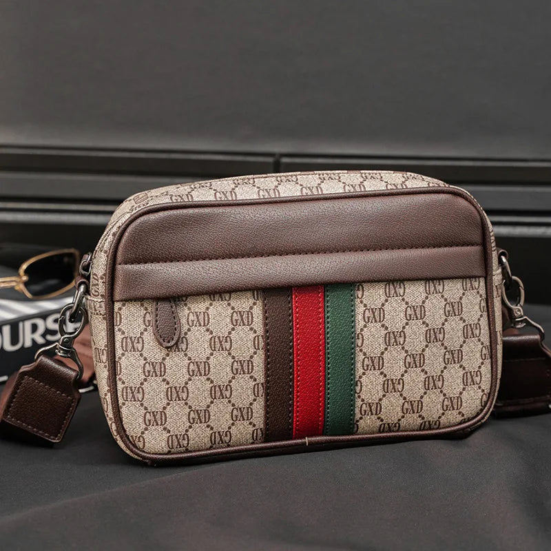 Designer Crossbody Bag for Men Bags New Luxury Leather Casual Man Messenger Bag Fashion Male Bag Sling Pack Shoulder Bags
