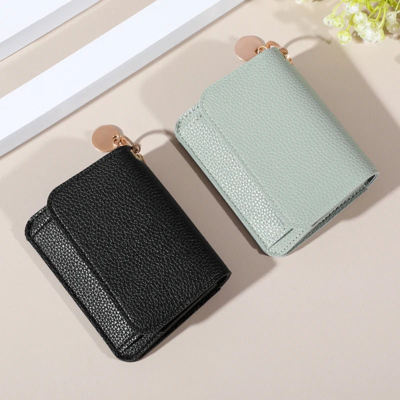 Minimalist Wallet - Water-Resistant, Lightweight, Multi-Card Credit Card Holder with Snap Closure, Perfect for Daily Commute