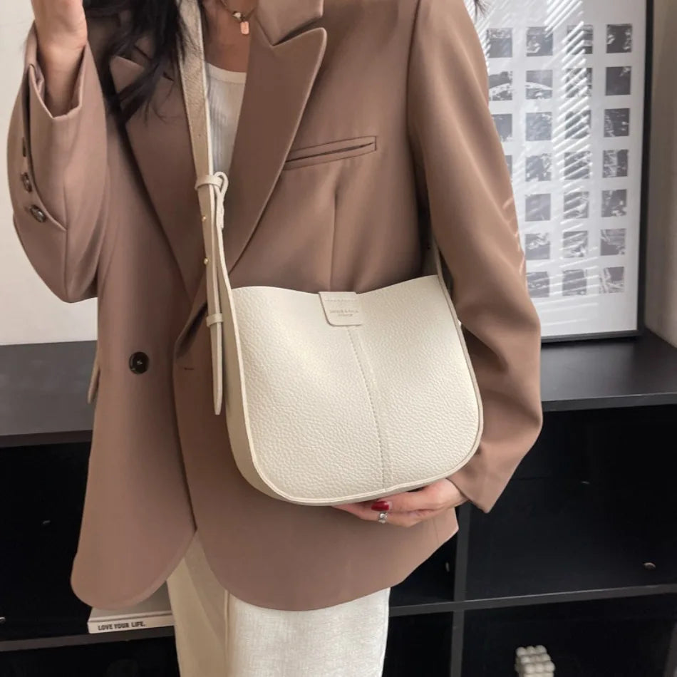 Fashion Women Crossbody Bags Shoulder Bags Luxury Brand Design Bucket Bag Ladies Large Capacity  PU Leather Portable Hand Bags