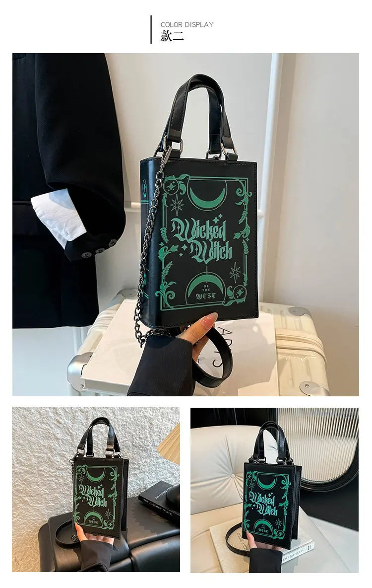Women's Quirky Crossbody Bag Stylish Unique Small Square Purse with Bold Design Trendy Niche Fashion Accessory for Daily & Party