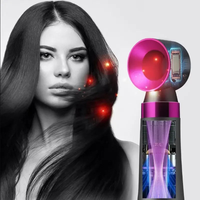 Five in one hair dryer hot air comb electric curly hair straightener negative ion hair dryer styling set 220V EU 110V US