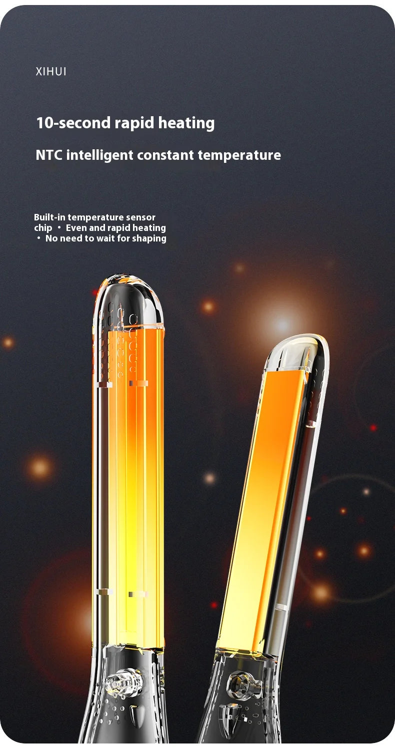Professional Hair Straightener-Ionic Flat Iron with Negative ions men's hair styler, Anti-Scald Handle for Frizz-Free Styling