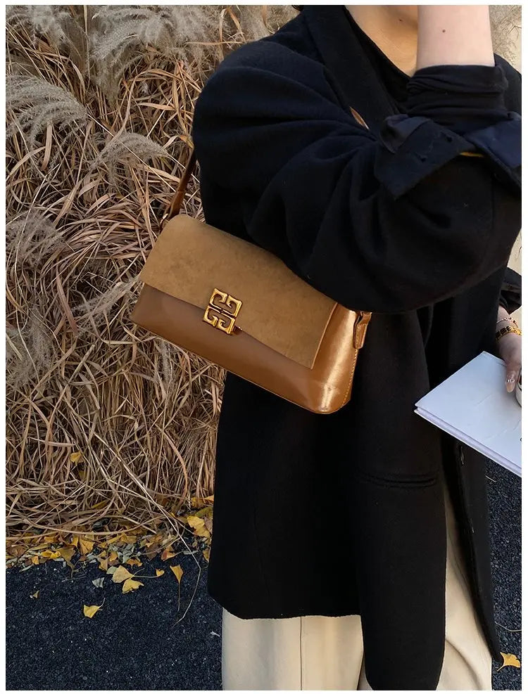 2026 New Luxury Women's Armpit Bag Premium Leather Crossbody Shoulder Bag Elegant & Versatile Designer Handbag for Daily & Party
