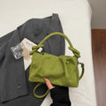Suede Shoulder Bag Unique Niche Design Fashion Versatile Portable Messenger Bag