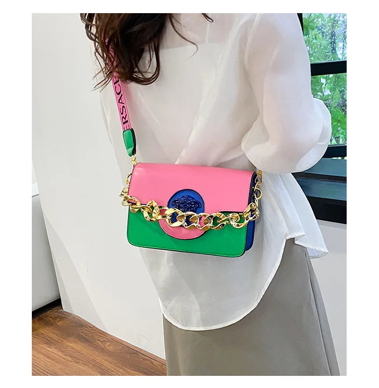 Luxury Texture Retro Crossbody Bag Women's Mini Square Designer Purse Korean-inspired Shoulder Tote Premium Quality PU Leather